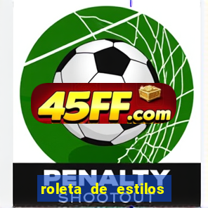 roleta de estilos de roupas